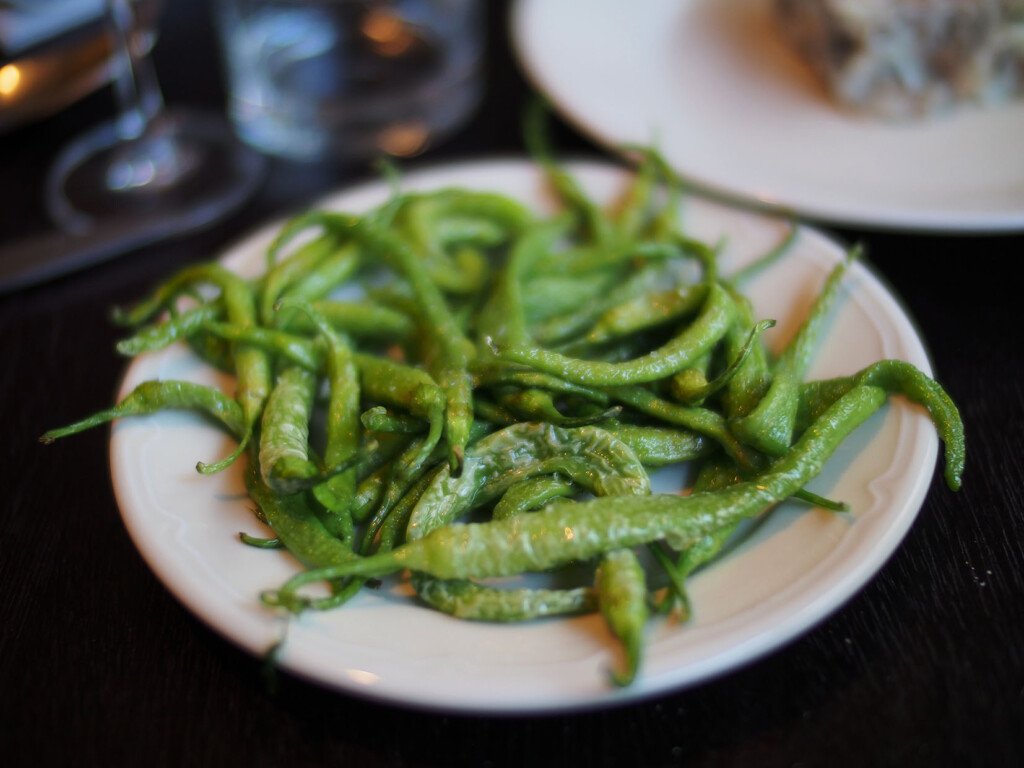 24 PGB grilled green piments basques
