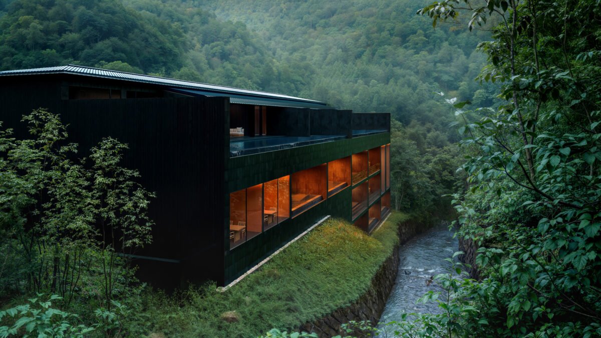 ONSEN SUITE NOT A HOTEL YUGAWARA ONSEN SUITE CGパース